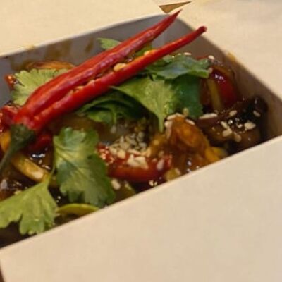 Удон с курицей в Ками cafe club по цене 647 ₽