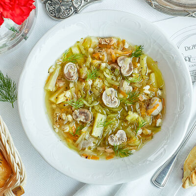 Рассольник по-ленинградски в Dr. Живаго по цене 680 ₽