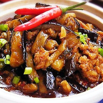 N⁰53 Баклажаны со свининой и овощами в Китайка 77 как на Дальнем Востоке по цене 990 ₽