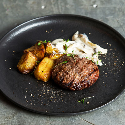 Бифштекс из мраморной говядины в Kotleta bar по цене 430 ₽