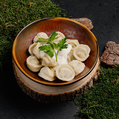 Пельмени с белой рыбойв Реконструкция по цене 410 ₽