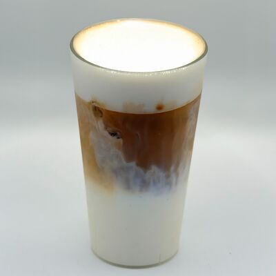 Латте с сиропом соленая карамель (горячее) в КРАШ Bubble Tea по цене 420 ₽