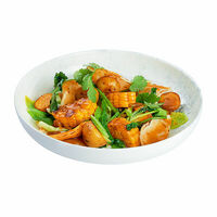 Кальмар с овощами в Тануки