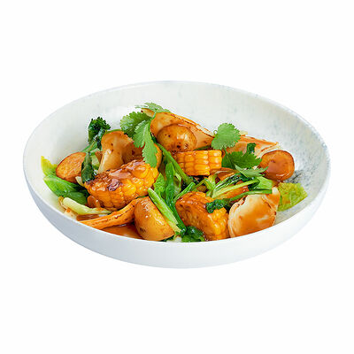 Кальмар с овощами в Тануки по цене 595