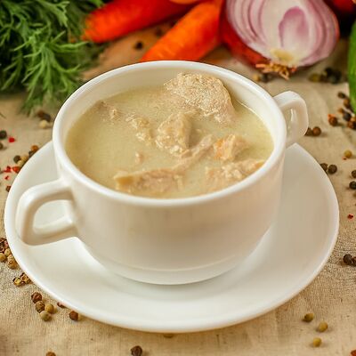 Индейка в сливочно чесночном соусе в Компот по цене 200 ₽