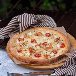 Пицца Креветочный бум в Ok Pizza по цене 972 ₽