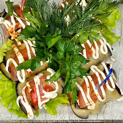 Конверты из баклажанов с сыром в Жемчужина по цене 720 ₽
