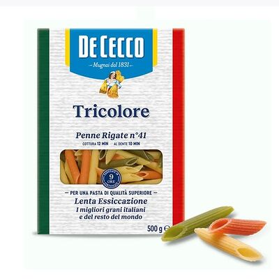 Паста De Cecco №41 Пенне Ригате Триколоре в Ченто Пицца по цене 1000 ₽