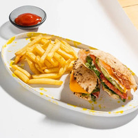 Клаб сендвич Pizzateca c курицей в Bistro Pizzateca 9.8