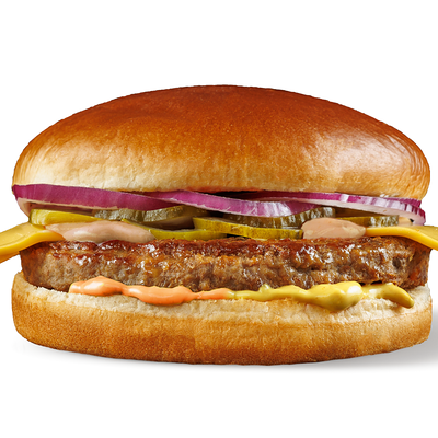 Гранд бургер в Три соуса по цене 359 ₽