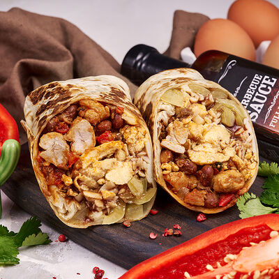 Куриное Буррито Завтрак BBQ в Good Morning Burrito по цене 520 ₽