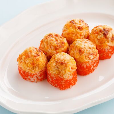 Запеченный ролл с крабом в Терраса по цене 2090 ₽