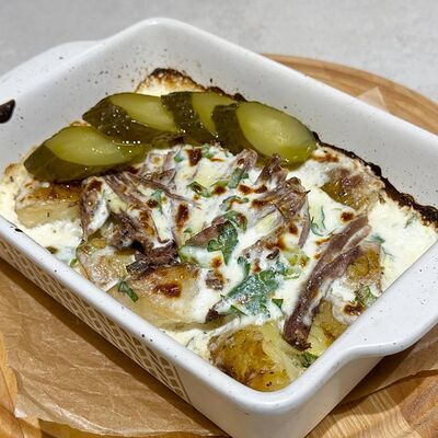 Картофель, запеченный с говядиной в Импасто по цене 720 ₽