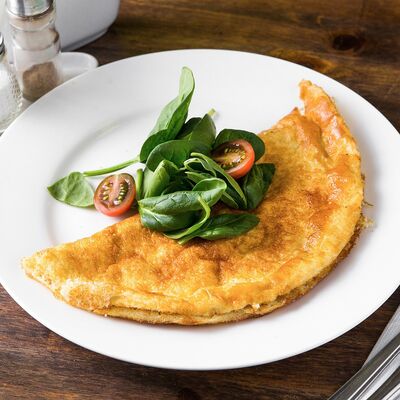 Омлет со шпинатом в Кафе RSC по цене 190 ₽