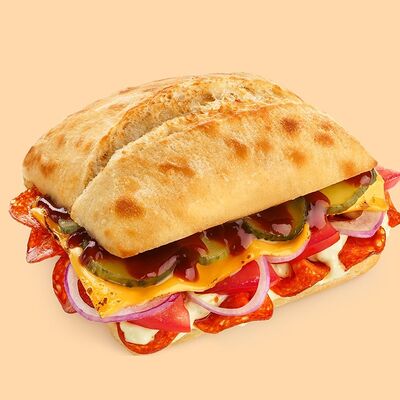 Чиабатта с пепперони из печи в Комбо по цене 295 ₽