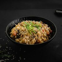 Рис тяхан с овощами и яйцом в Ёжкин ролл