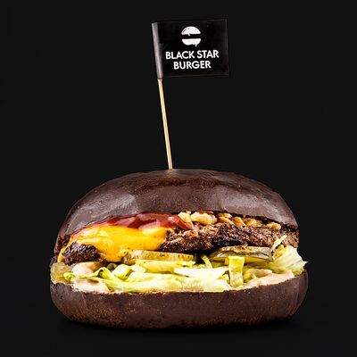 Бургер BBQ Black Angus в Black Star Burger по цене 580 ₽