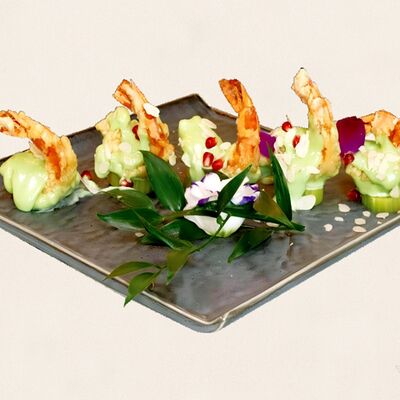 Креветки с соусом васаби в Золотая панда по цене 2897 ₽