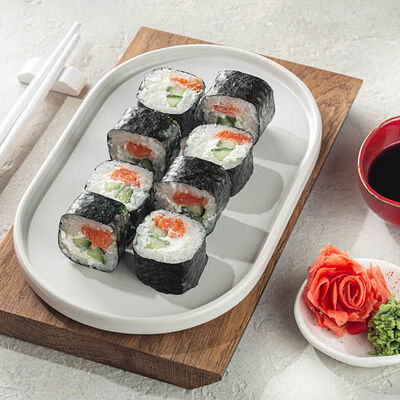 Ролл Гейша маки в ПАЛКИ-СКАЛКИ по цене 471 ₽