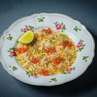 Карпаччо из креветки лангустино в Florentini City Café