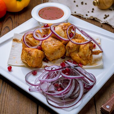 Шашлык из курицы в Грузинский ресторан - Кинзадза по цене 650 ₽
