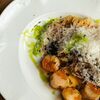 Паста с гребешком, красной икрой и соусом биск в Опера по цене 1604