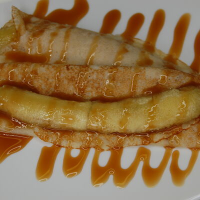 Блинчики с карамелизированным бананом в Il Mio по цене 370 ₽