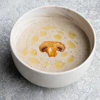 Грибной крем-суп с трюфельном соусом в Печка