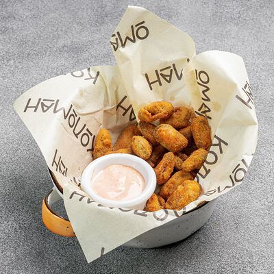 Криспи мидии с соусом спайси в Коломан по цене 390 ₽