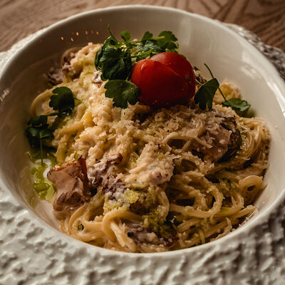 Паста Карбонара 330гр в Polla Vina по цене 795 ₽