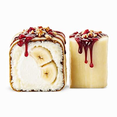 Сладкий ролл с бананом и клюквойв Pomodoro по цене 350 ₽