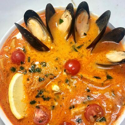 Том ям с чилийскими мидиями в Фитнес меню по цене 615 ₽