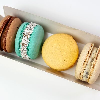 Набор макарон Ассорти 4 шт. в Tortterry по цене 720 ₽