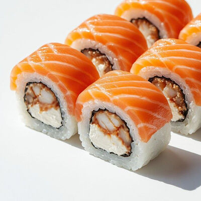 Роллы Филадельфия с угрём в Банхоф по цене 699 ₽