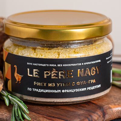 Риет из утки с фуа-гра в Le pere nagy по цене 1150 ₽