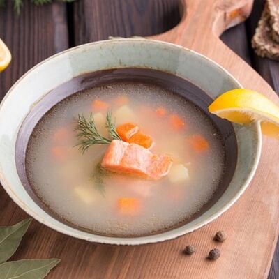 Уха из семги в Империя Восточного Вкуса по цене 538 ₽