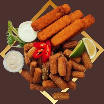Сет-чуррос с рыбными палочками в Churreria Comida Mexicana по цене 25 р.