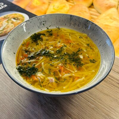 Суп-лапша с курицейв Златая Корочка по цене 459 ₽