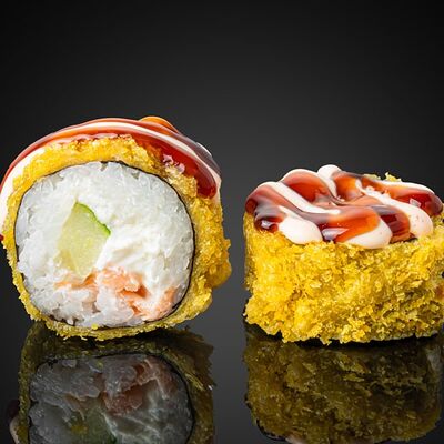 Темпура с лососем в Монако пицца по цене 920 ₽