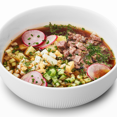 Окрошка на квасе с говядиной в Mojo по цене 390