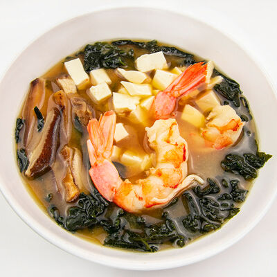 Мисо-суп с креветками в Фитнес меню по цене 475 ₽