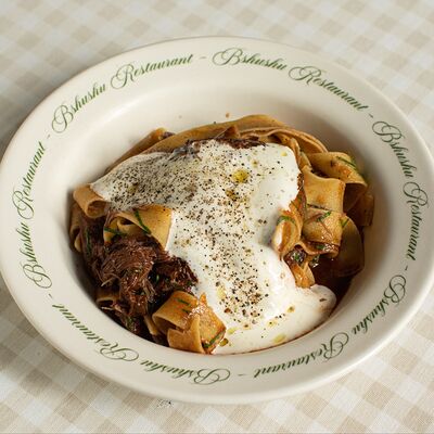 Паппарделле с томленой говяжьей щекой в Bshushu по цене 1690 ₽