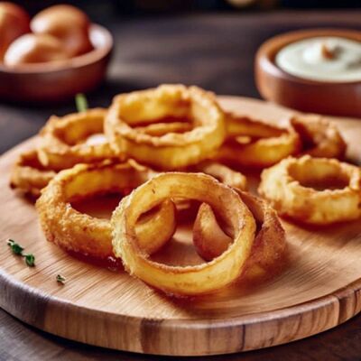 Луковые кольца 8 шт в PANDA FOOD по цене 200 ₽