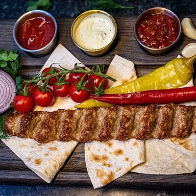 Люля-кебаб из баранины в Мангал & Кебаб по цене 370 ₽