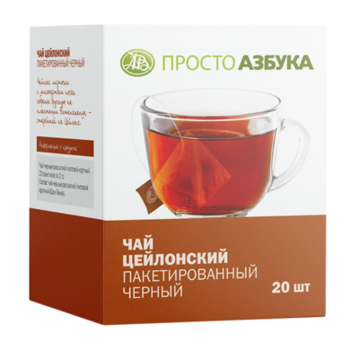 Чай черный цейлонский 20х в Азбука Вкуса Экспресс Меню по цене 299 ₽