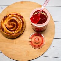Булочка с малиной в Тандыр