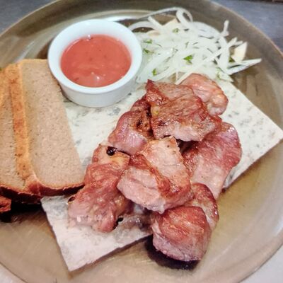 Шашлык из свинины (шейка) в Шашлычная №1 по цене 340 ₽