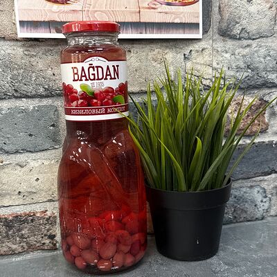 Bagdan кизиловый компот в ДУРУМ КЕБАБ Турецкая кухня по цене 500 ₽