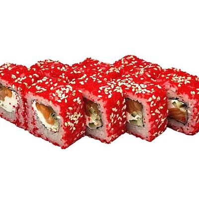 Ролл Калифорния с лососем в Суши на дом по цене 570 ₽