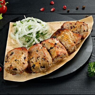 Шашлык из cвинoй шейки в Шашлык Хаус по цене 785 ₽